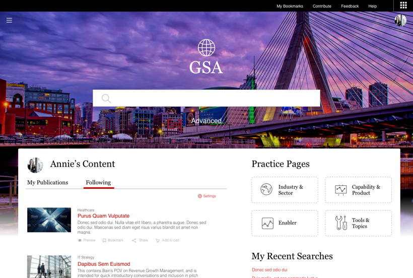 Management consulting UX design